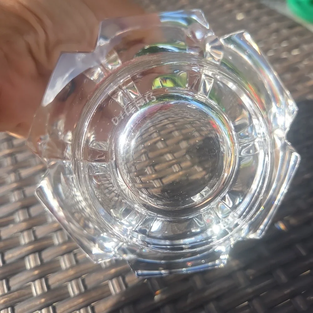 ORREFORS SWEDEN CORONA CRYSTAL GLASS BOWL LARS HELLSTEN SIGNED  6